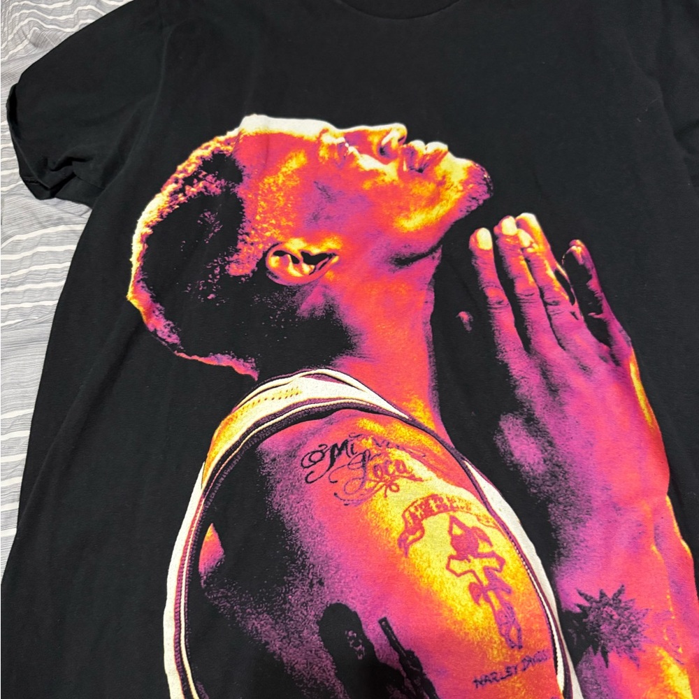 Men's Black Dennis RodMan Graphic Tee
